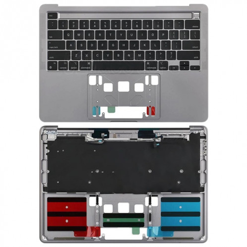Pour Macbook Pro 13 pouces 2021 A2338 C-side Cover + US Edition Key Board (gris) SH516H360-05