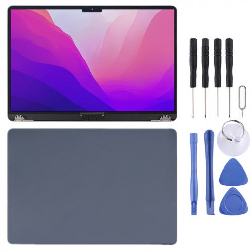 Pour MacBook Pro Retina 13,6 pouces M2 A2681 EMC3650 2022 Écran LCD avec numériseur Assemblage complet (Bleu) SH519L119-07