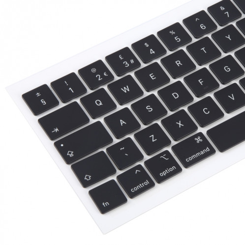 Capuchons de touches pour Macbook Pro 13 pouces 15 pouces A1990 A1989, Version anglaise britannique SH65271786-04