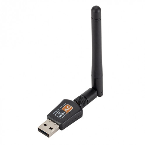 Adaptateur WIFI USB double bande AC 600 Mbps 2,4 GHz + 5 Hz avec antenne SH6601717-010