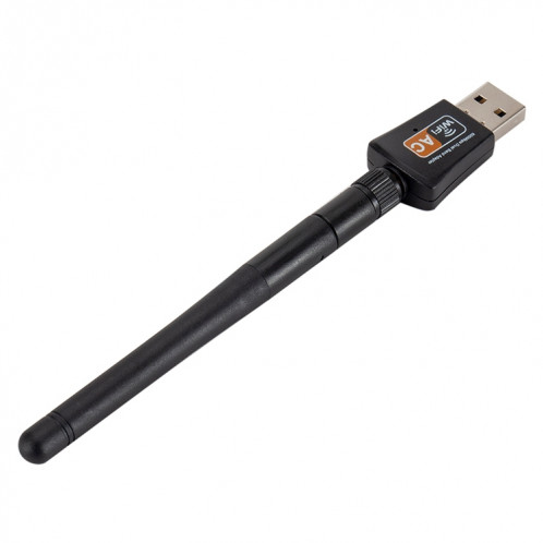 Adaptateur WIFI USB double bande AC 600 Mbps 2,4 GHz + 5 Hz avec antenne SH6601717-010