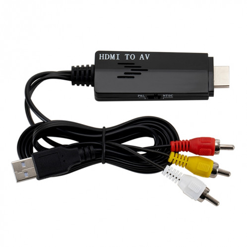 Câble adaptateur convertisseur HDMI vers RCA 1080P SH6604782-05