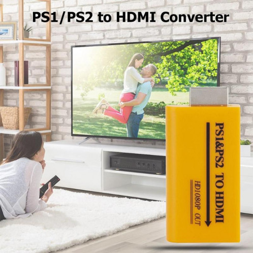 Sortie PS1 / PS2 vers HDMI HD 1080P SH66061358-08