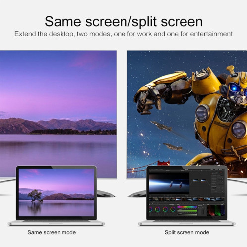 Convertisseur USB-C / Type-C vers HDMI / VGA / USB 3.0 / PD SH6610777-015