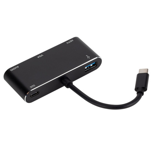 Convertisseur USB-C / Type-C vers HDMI / VGA / USB 3.0 / PD SH6610777-015