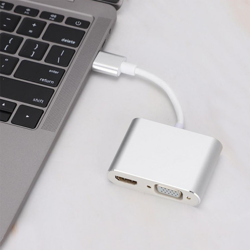 Convertisseur USB-C / Type-C 3.0 vers HDMI / VGA SH66151853-08