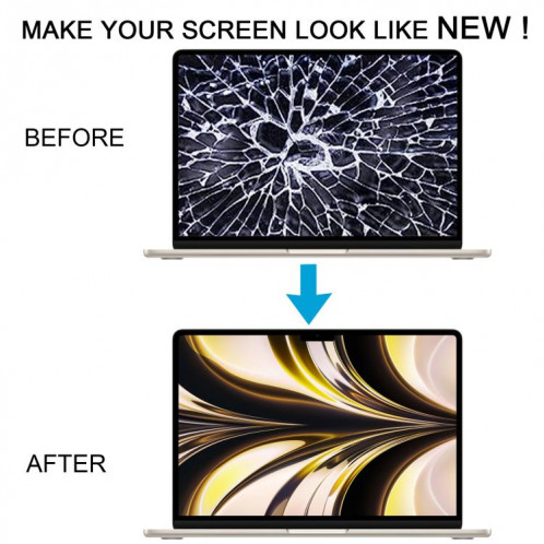 Écran LCD complet pour MacBook Air 13,6 pouces A3113 (2024) EMC8611 (gris) SH39HL1618-05