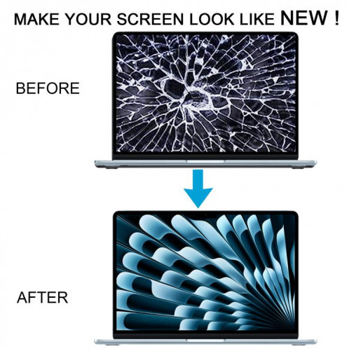 Écran LCD d'origine complet pour MacBook Air Retina 15,3 pouces M2 A2941 (2023) EMC8301 (gris) SH59HL1217-05