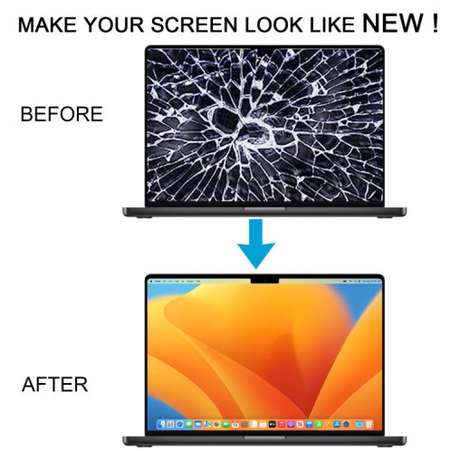 Écran LCD complet d'origine pour MacBook Pro 14 2023 A2779 (argent) SH665S566-05