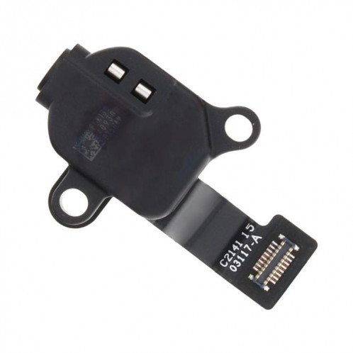 Câble audio flexible pour prise casque pour MacBook Pro 16 pouces (2021) (A2485/A2442/A2780/A2779/A2992/A2991) (noir) SH671B482-03