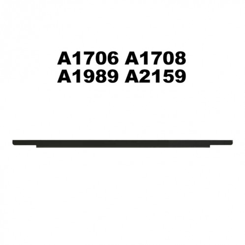 Matériau en verre écran LCD Affichage de l'écran avant lunette de logo pour MacBook Pro Retina 13 pouces A1706 A1708 A1989 A2159 (gris) SH972H1860-02