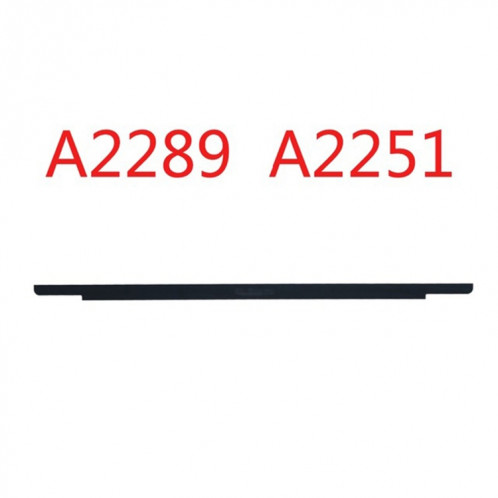 Matériau en verre écran LCD affichage de la lunette de logo avant pour MacBook Retina 13 pouces A2289 A2251 (argent) SH973S1113-02