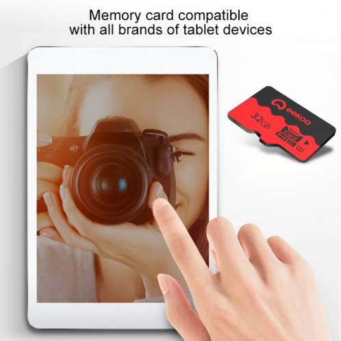 Carte mémoire eekoo 32 Go U3 TF (Micro SD), vitesse d'écriture minimale: 30 Mo / s, version phare SE25361922-016