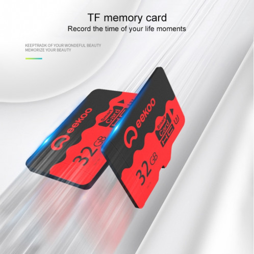 Carte mémoire eekoo 32 Go U3 TF (Micro SD), vitesse d'écriture minimale: 30 Mo / s, version phare SE25361922-016