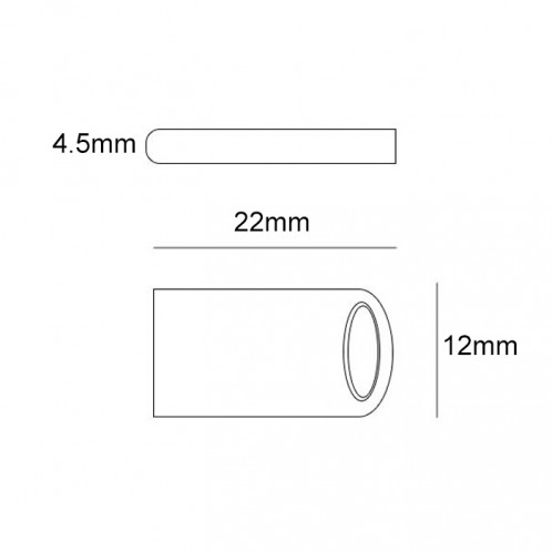 Zsuit 16 Go USB 2.0 Mini Disque Flash USB en forme d'anneau en métal SH26691479-08