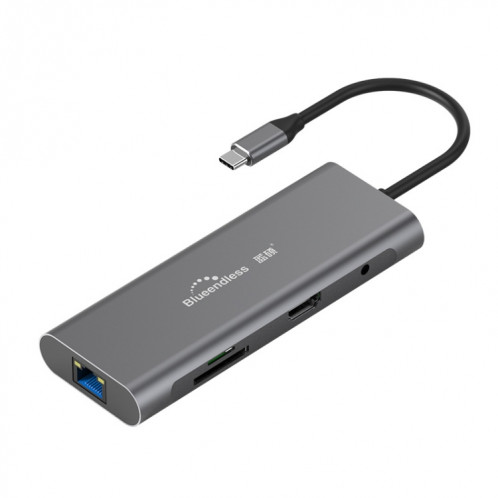 Blueendless 9 en 1 Station d'extension multifonction de type C / USB-C HUB SB32621377-013