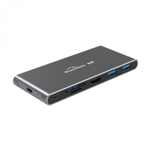 Blueendless 6 en 1 Station d'extension multifonction de type C / USB-C HUB M.2 NGFF Solid State Drive SB3274291-011