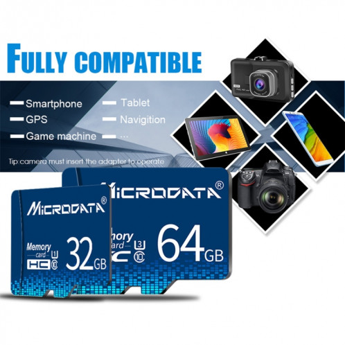 Carte mémoire MICRODATA 16GB U1 Blue TF (Micro SD) SH5801980-011