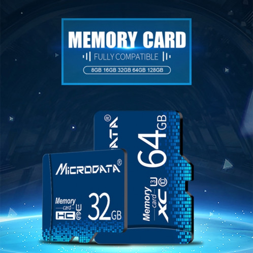 Carte mémoire MICRODATA 16GB U1 Blue TF (Micro SD) SH5801980-011