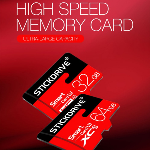 Carte mémoire Micro SD (TF) 128 Go grande vitesse Classe 10 de Stickdrive SH58391521-012