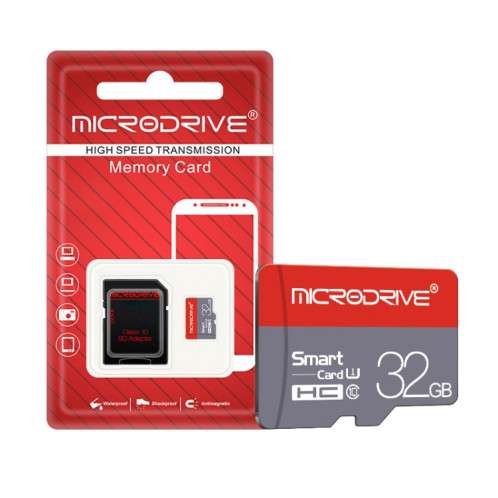 Carte mémoire Micro SD (TF) 32 vitesses grande vitesse Microdrive de Classe 10 SH5842310-011