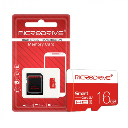 Carte mémoire Micro SD (TF) 16 vitesses grande vitesse Microdrive de classe 10 SH58491256-011