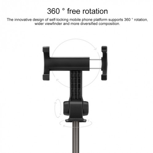 Support de trépied de sol en direct pour téléphone portable Huawei CF15 Pro Bluetooth Mini Selfie Stick (noir) SH256B1503-08