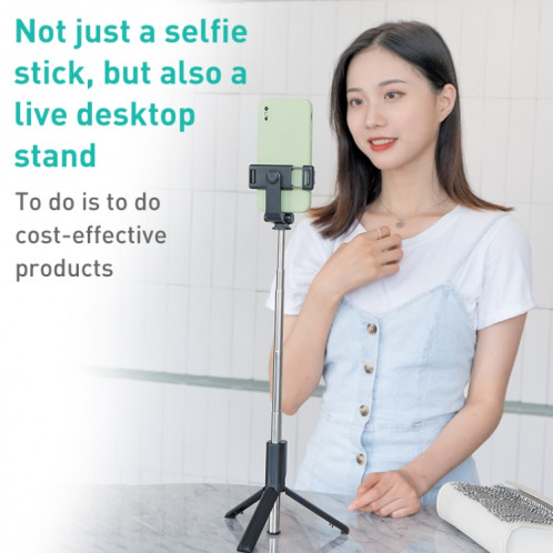 Bâton Selfie Trépied Bluetooth Multifonctionnel R1 (Noir) SH386B484-09