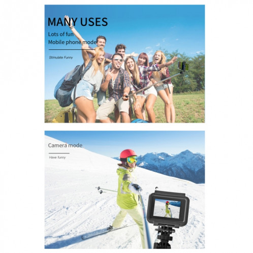 L02 100cm Multi-fonction Réglable Bluetooth Retardateur Pole Trépied Selfie Stick (Noir) SH110B989-010