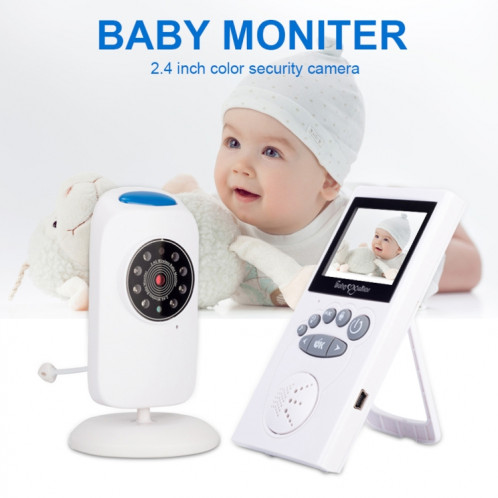 WLSES GB101 Moniteur pour bébé avec caméra de surveillance sans fil 2,4 pouces, prise américaine SH601A655-016