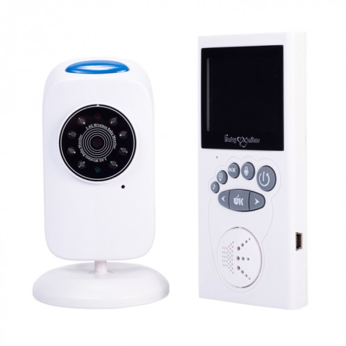 WLSES GB101 Moniteur pour bébé avec caméra de surveillance sans fil 2,4 pouces, SH601C1376-016