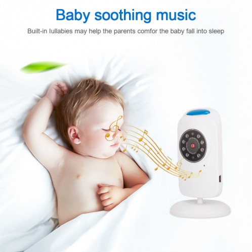 WLSES GB101 Moniteur pour bébé avec caméra de surveillance sans fil 2,4 pouces, SH601C1376-016