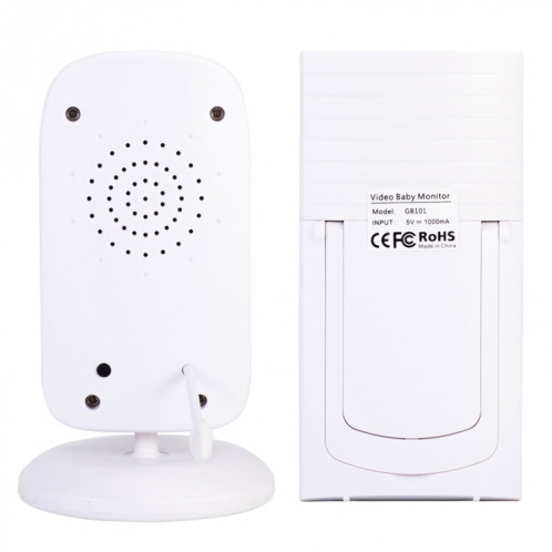 WLSES GB101 Moniteur pour bébé avec caméra de surveillance sans fil 2,4 pouces, SH601C1376-016