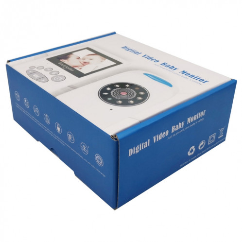 WLSES GB101 Moniteur pour bébé avec caméra de surveillance sans fil 2,4 pouces, SH601C1376-016