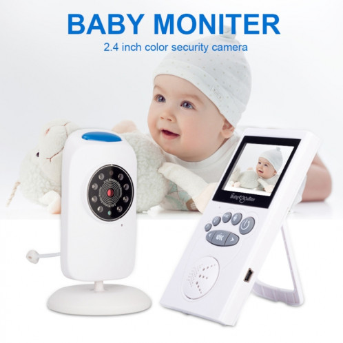 WLSES GB101 Moniteur pour bébé avec caméra de surveillance sans fil 2,4 pouces, SH601C1376-016