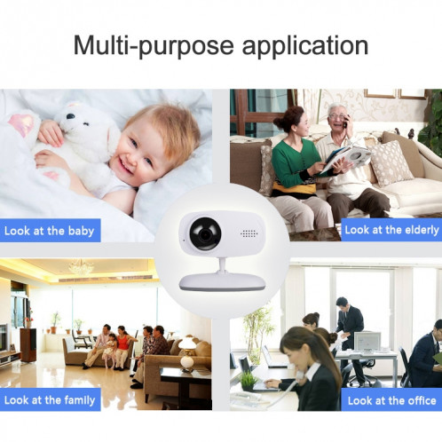 Moniteur de bébé de caméra de surveillance sans fil WLSES GC60 720P, SH602B1951-017