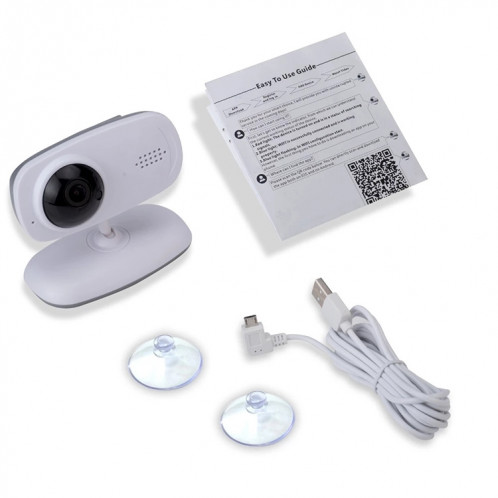 Moniteur de bébé de caméra de surveillance sans fil WLSES GC60 720P, prise britannique SH602C1827-017