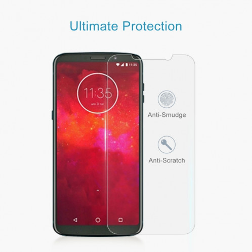 Film en verre trempé 0.26mm 9H 2.5D pour Motorola Moto Z3 Play SD567A1896-09