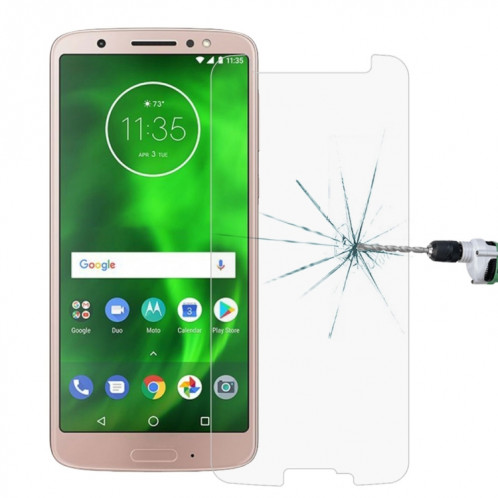 Film en verre trempé 0.26mm 9H 2.5D pour Motorola Moto G6 SD568A1226-09