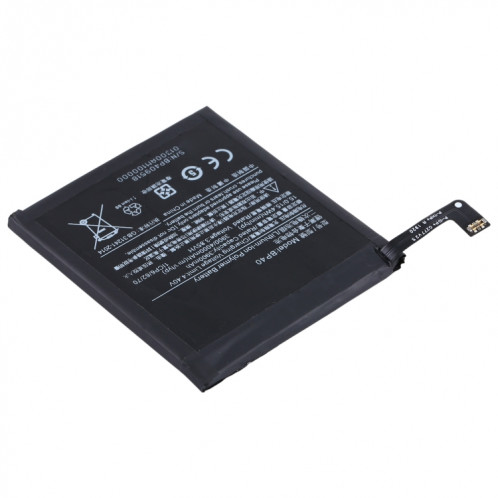 Batterie BP40 Li-ion Polymère pour Xiaomi 9T Pro / Redmi K20 Pro SH0381655-04
