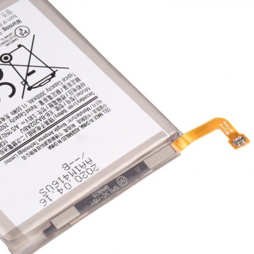 Remplacement de la batterie Li-ion d'origine 3000mAh EB-BA202ABU pour Samsung Galaxy A10e SM-A102 / A20E SM-A202 SH0415173-04