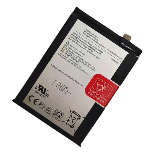 Batterie Li-Polymère BLP813 5000MAH pour Oneplus Nord N100 SH04481034-02
