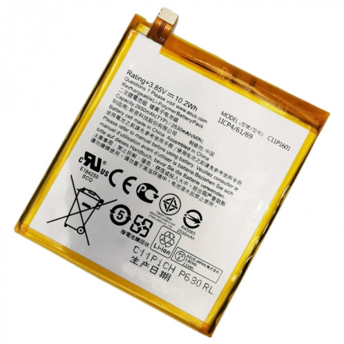 Original 2650MAH C11P1601 LI-POLYMER BATTERIE POUR ASUS ZENFONE 3 ZE520KL SH04521743-03
