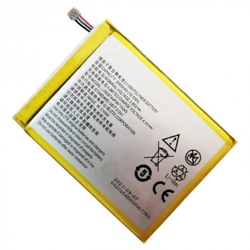 2800MAH LI3820T43P3H715345 LI-POLYMER Batterie pour ZTE Grand S Flex SH0454602-03