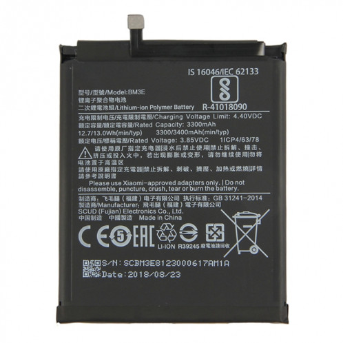 Batterie Li-Polymère BM3E 3300mAh pour Xiaomi Mi 8 SH2238227-03