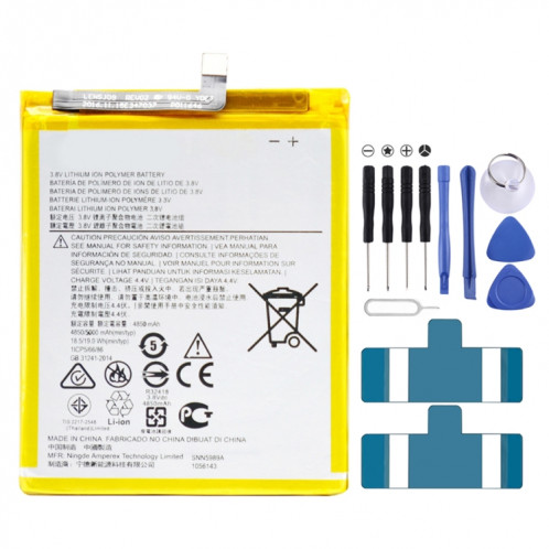 Pour Motorola One Power (P30 Note) XT1942 Batterie Li-Polymère de remplacement 5000MAh JK50 SH73671125-02