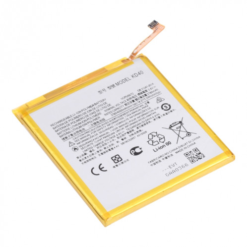 Pour Motorola Moto G8 Plus XT201 / XT2019-2 4000mAh Batterie Li-Polymère KD40 SH73771811-04