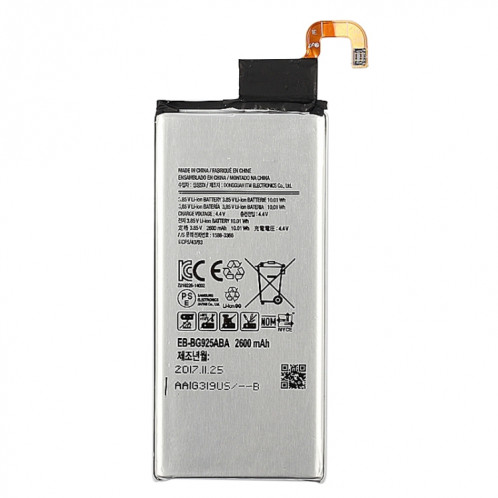 Batterie Li-Polymère EB-BG925ABA 2600mAh pour Samsung Galaxy S6 edge / G925K / G925S / G925FQ / G925F / G925L / G925V / G925A SH9821768-05