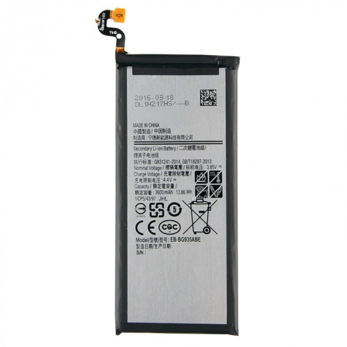 Batterie au lithium-polymère EB-BG935ABE 3600mAh pour Samsung Galaxy S7 Edge / G935A / G935F / G935V / G935T / G935U SH9823644-05
