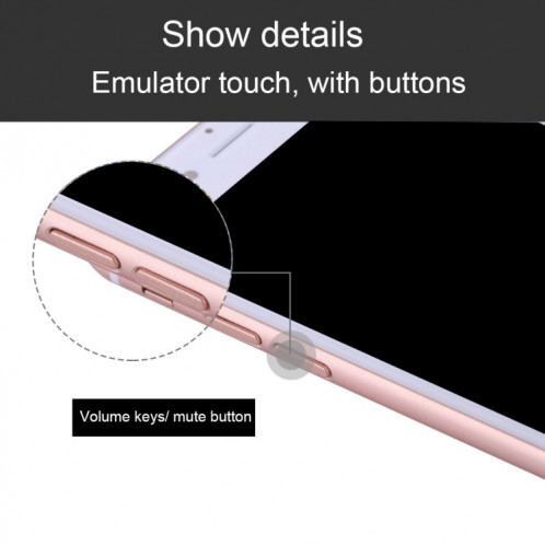Pour iPhone 7 Dark Screen Faux Dummy non-travail, modèle d'affichage (or rose) SP13RG1117-07
